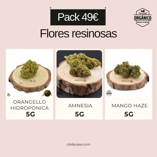 Flores CBD Resinosas a precio barato