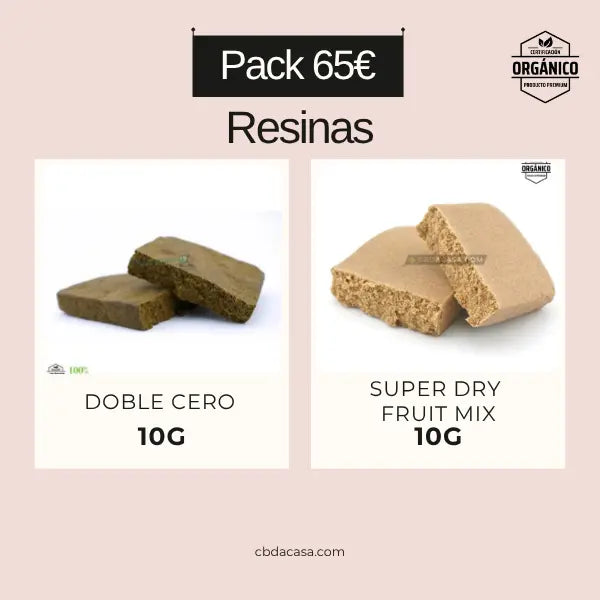 Pack de résine CBD 20g à 70€
