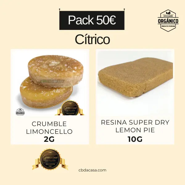 Pack CBD combinado - Crumble y resina CBD