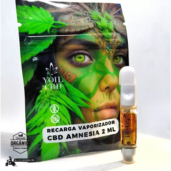 Recarga vaporizador CBD Amnesia Cartridge 🆕