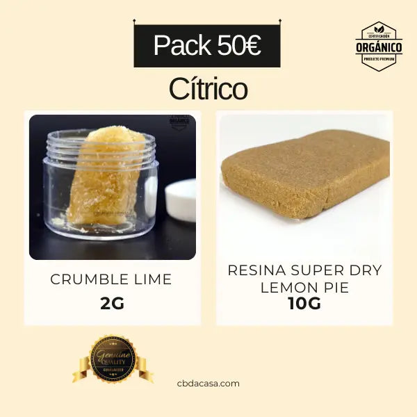 Pack CBD combinado - Crumble y resina CBD
