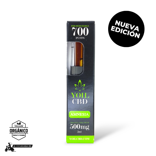 Vaporizador con CBD Amnesia - 700 puff