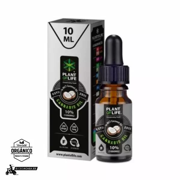 Aceite de coco - 10% CBD Full Spectrum desde 15€