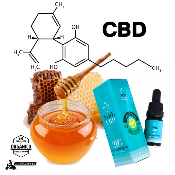 Aceite CBD full spectrum 20% - Yoil CBD miel