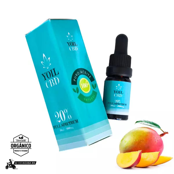 Aceite Yoil CBD mango | 20% de CBD