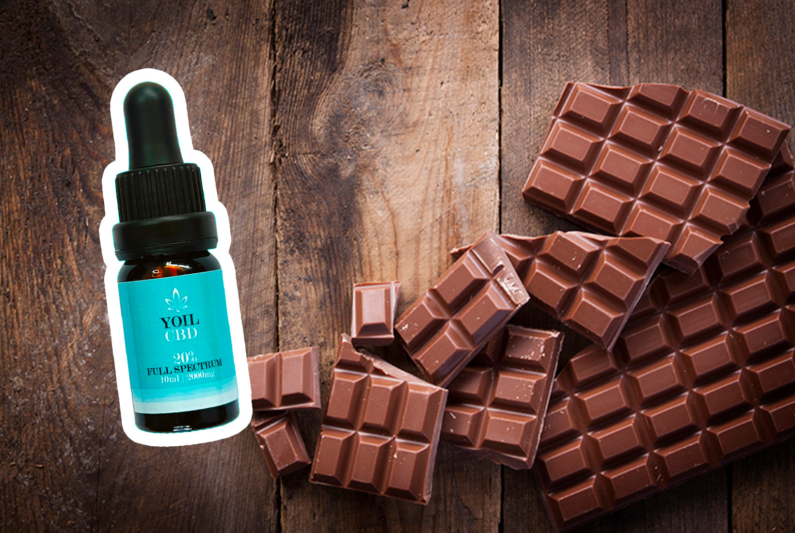 Aceite de CBD full spectrum chocolate, 20% CBD