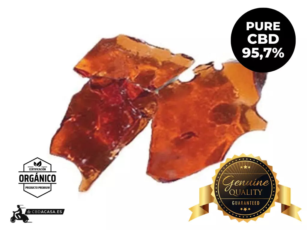 Extracción CBD 96% Shatter