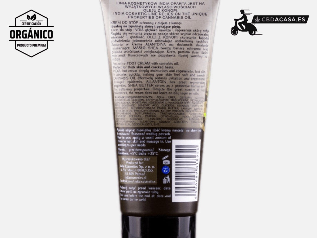 Bálsamo para los pies con aceite de cáñamo