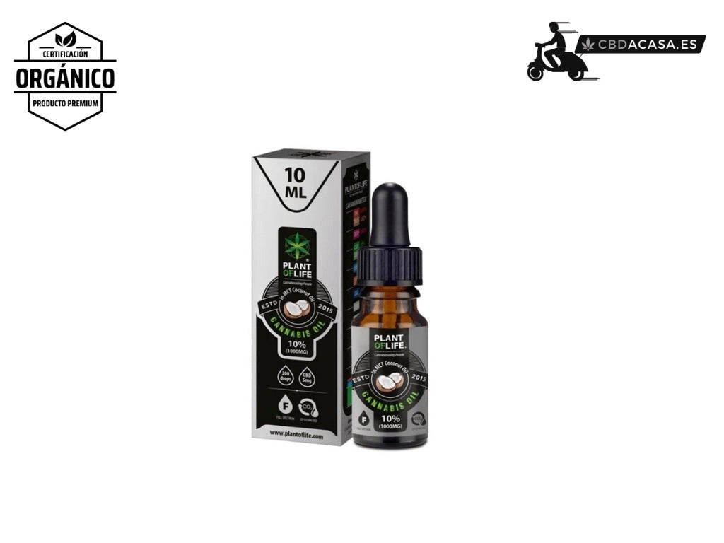 Aceite de coco - 10% CBD Full Spectrum