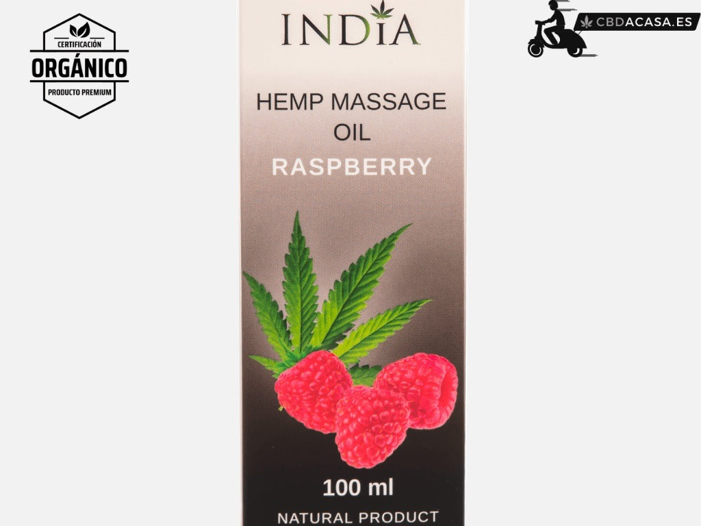 Aceite de masaje con cannabis