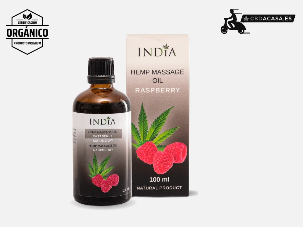 Aceite de masaje con cannabis
