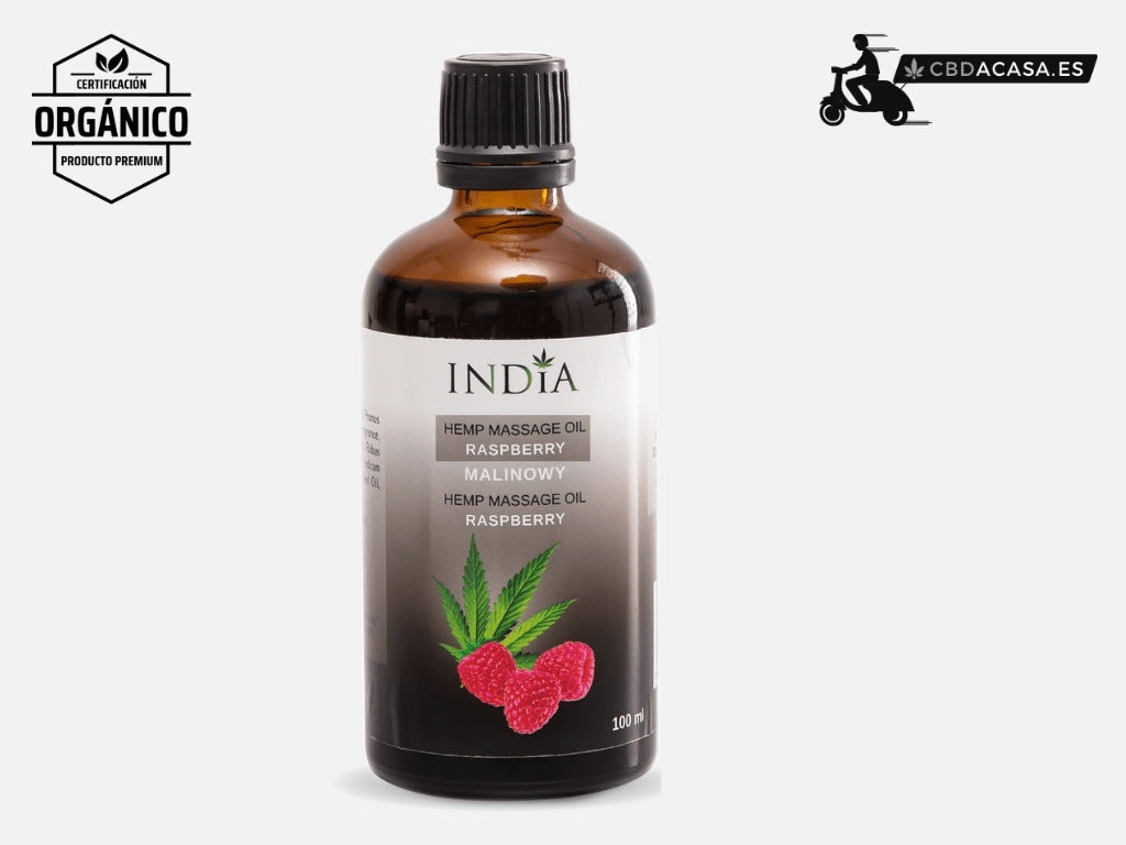 Aceite de masaje con cannabis