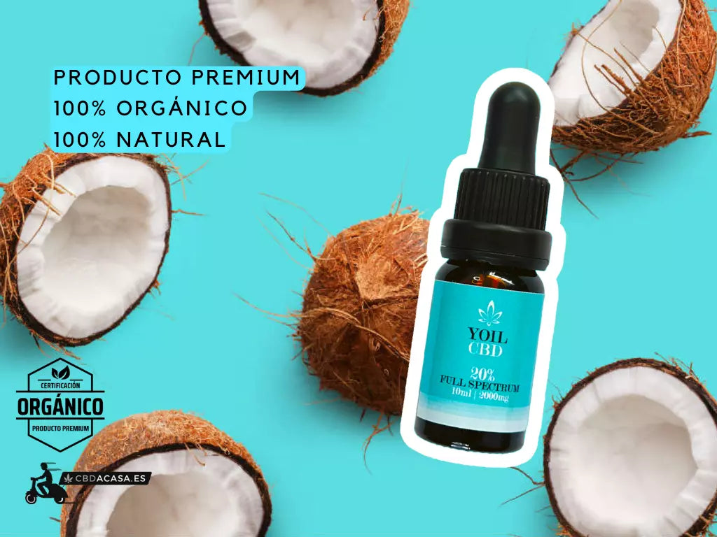 Aceite de CBD Yoil MCT coco | 20% de CBD