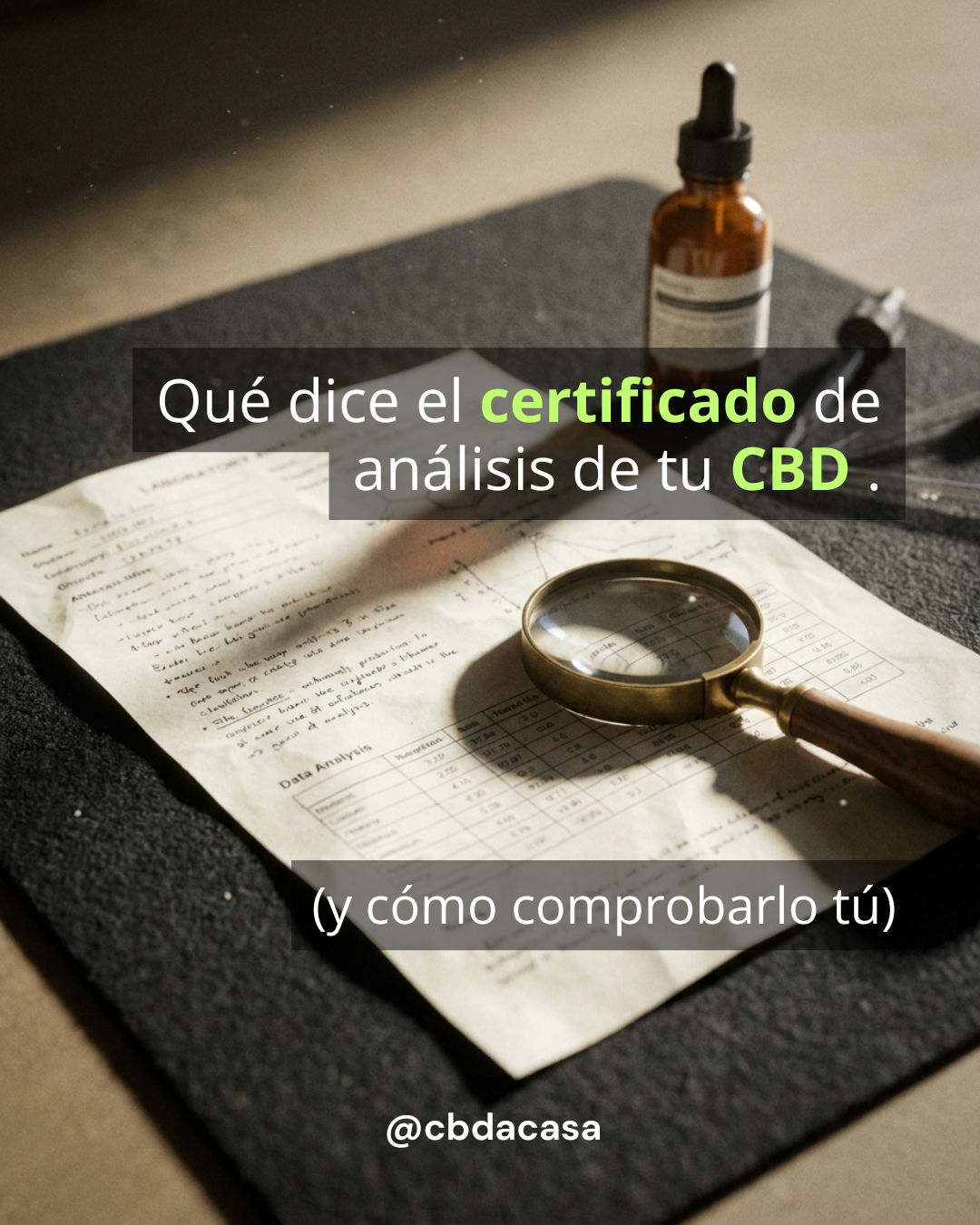 Cómo leer un análisis de laboratorio de CBD (y qué debería preocuparte)