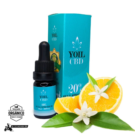 Aceite CBD 20% - Yoil CBD flor de naranja 🆕