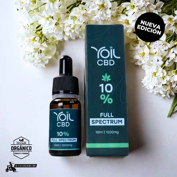 Aceite de Yoil CBD Full Spectrum natural | 10% de CBD