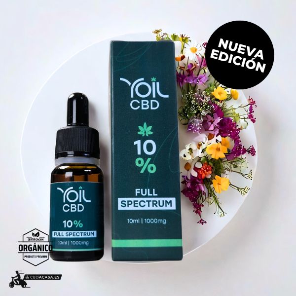 Aceite de Yoil CBD Full Spectrum natural | 10% de CBD