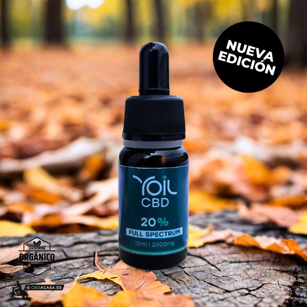 Aceite de Yoil CBD Full Spectrum natural | 20% de CBD