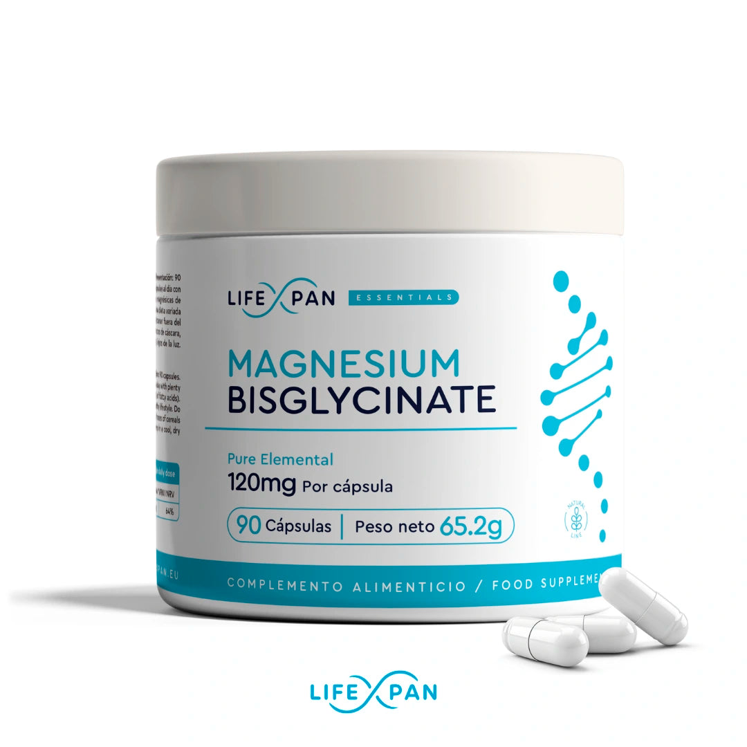 Bisglicinato de Magnesio | LifeXpan® | Magnesio Puro para Vitalidad y Energía