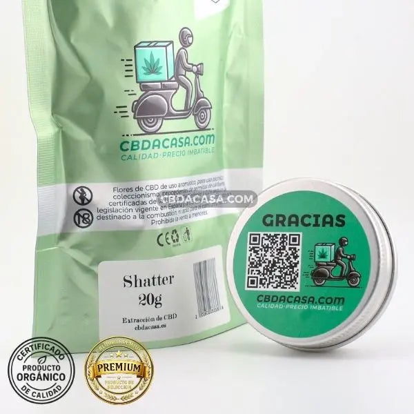 Extracción CBD 96% Shatter