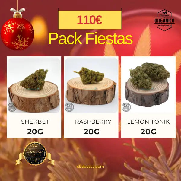 Pack Flores CBD especial Fiestas