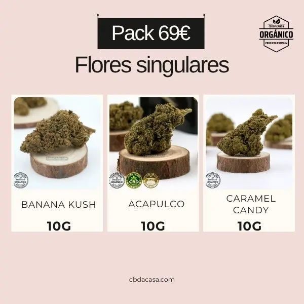 Pack CBD singular - 30g de flores CBD de calidad