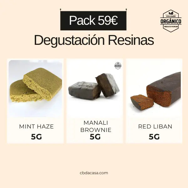 Pack Resinas CBD degustación