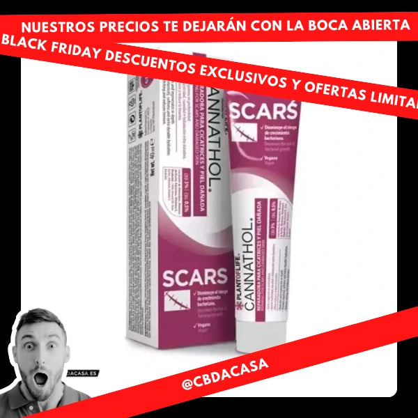 black friday CBD a casa crema cicatrices