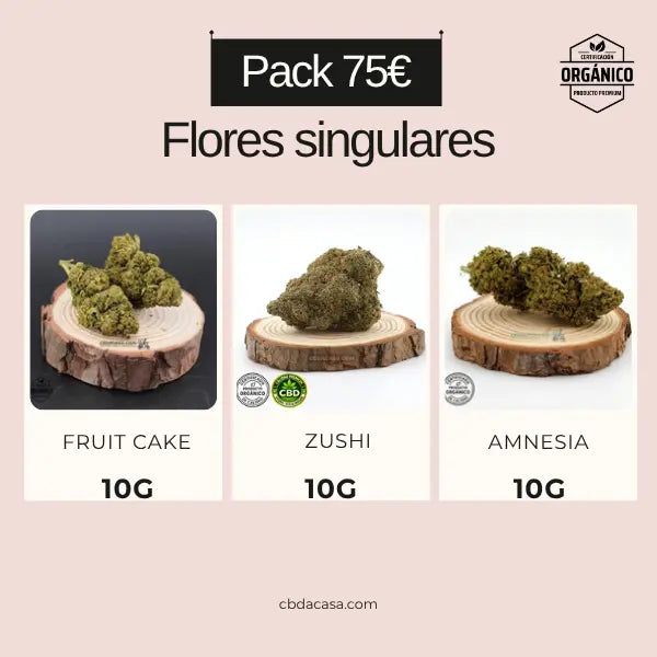 Pack CBD singular - 30g de flores CBD de calidad