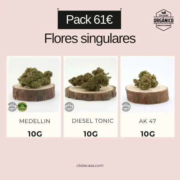 Pack CBD singular - 30g de flores CBD de calidad