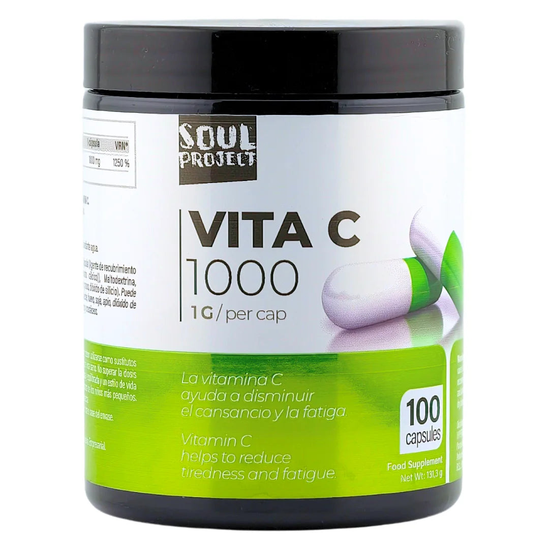 Vitamina C | Alta Dosis 1000 mg | 100 cápsulas