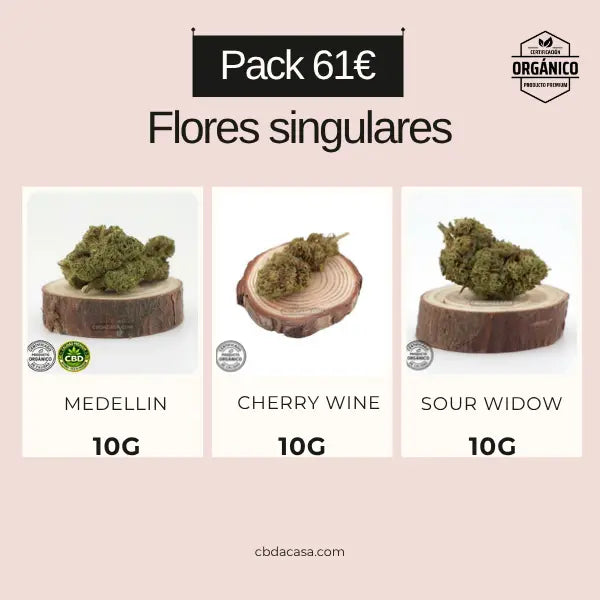 Pack CBD singular - 30g de flores CBD de calidad