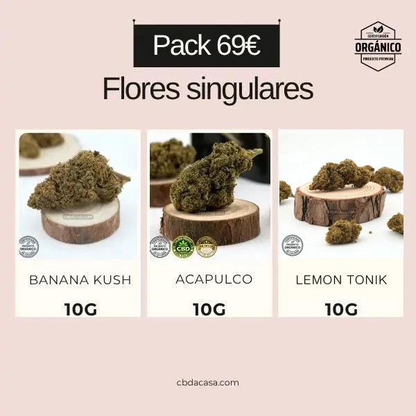 Pack CBD singular - 30g de flores CBD de calidad