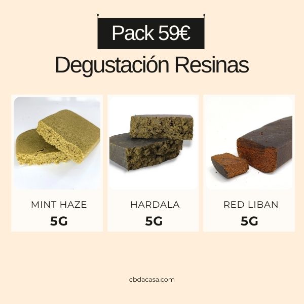 Pack Resinas CBD degustación