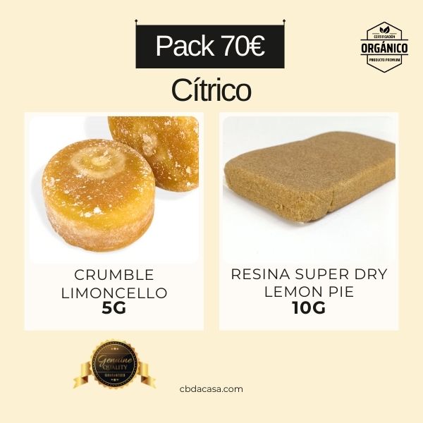 Pack CBD combinado - Crumble y resina CBD