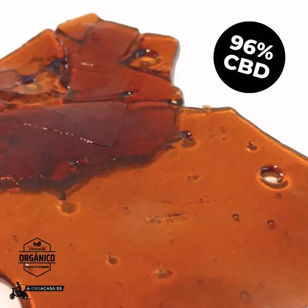 Extracción CBD 96% Shatter desde 9€ el gramo