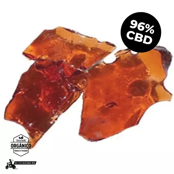 Extracción CBD 96% Shatter desde 9€ el gramo